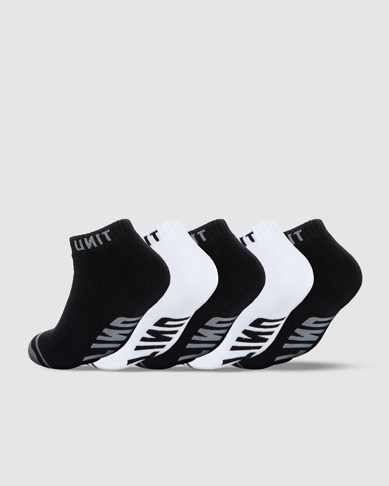 Unit Mens Bamboo Ankle Socks 5 Pack
