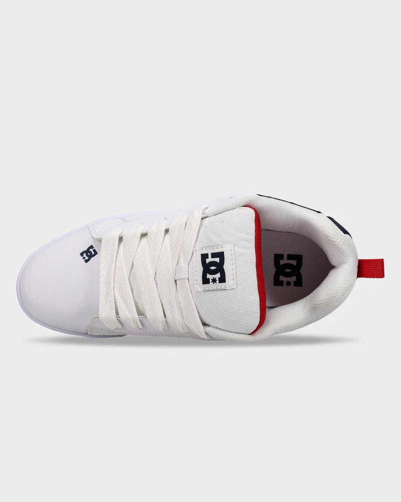 DC Court Graffik - White/Navy/Red