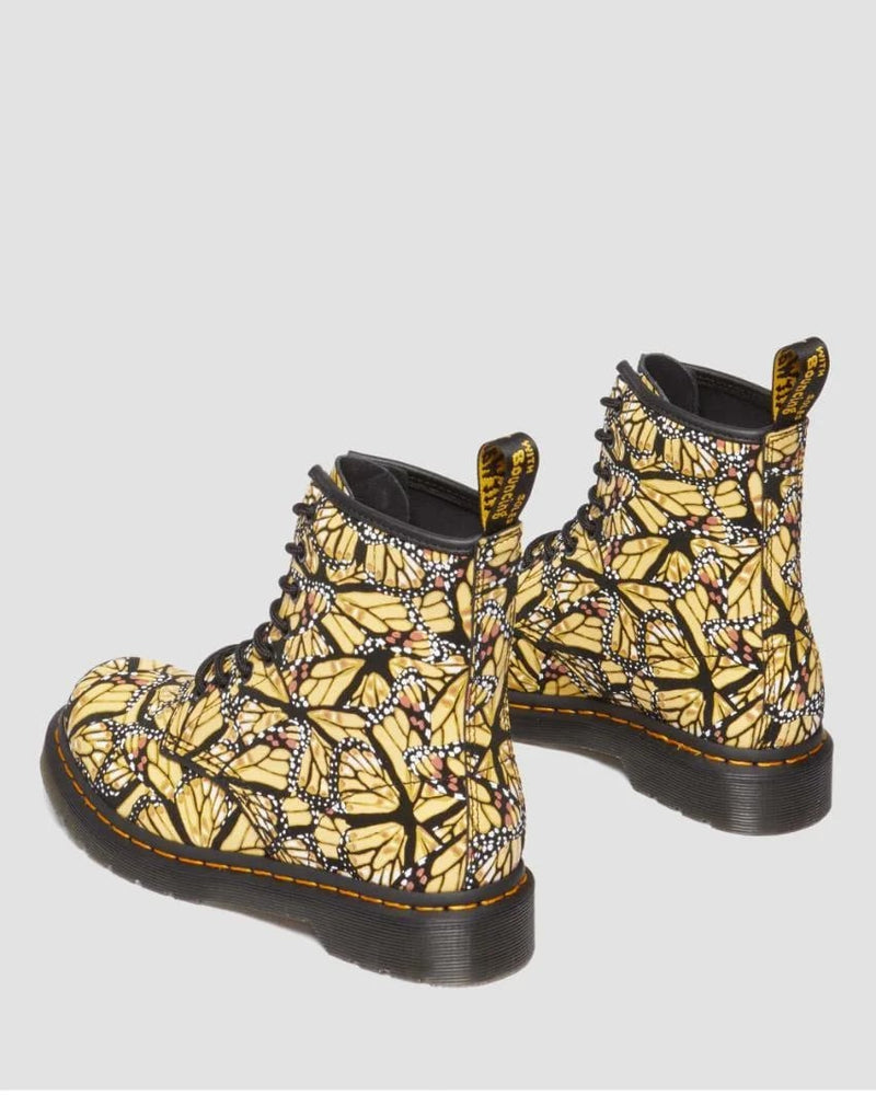 Dr Martens 1460 Suede 8 Eye Boot - Butterfly Yellow E.H Suede MB