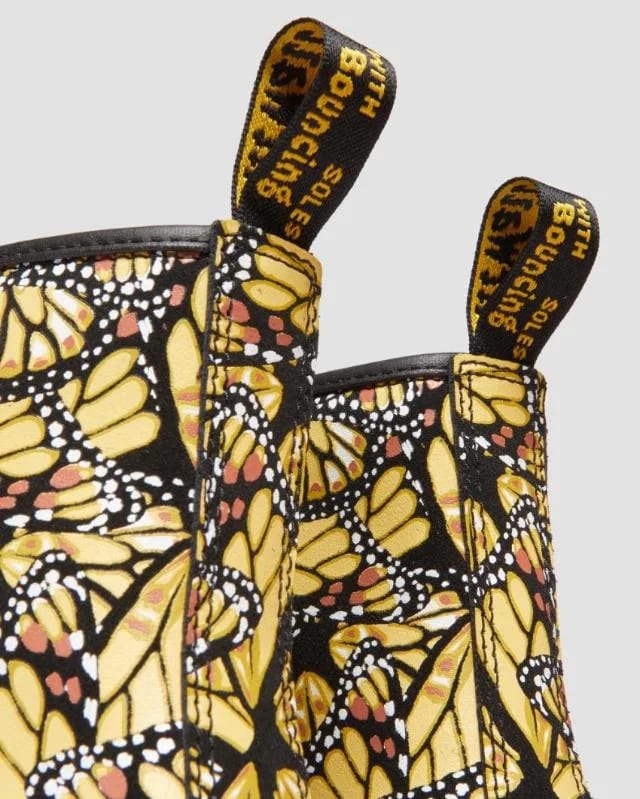 Dr Martens 1460 Suede 8 Eye Boot - Butterfly Yellow E.H Suede MB