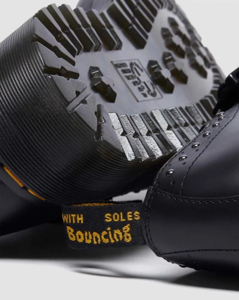 Dr. Martens Ramsey Quad Monk Creepers - Black Smooth