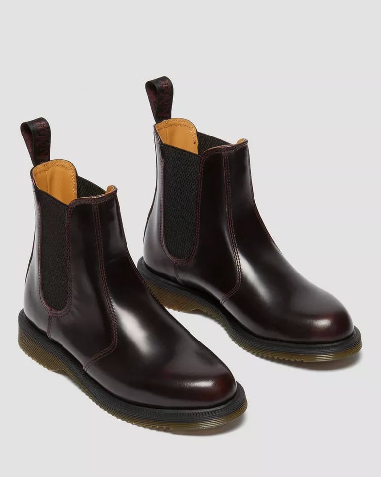 Dr. Martens Flora Chelsea Boot - Cherry Red Arcadia