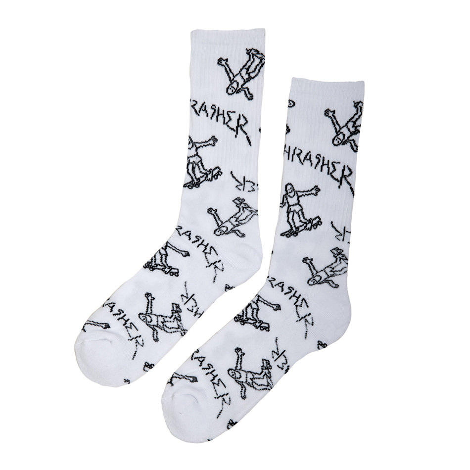 Thrasher Gonz Logo Crew Socks