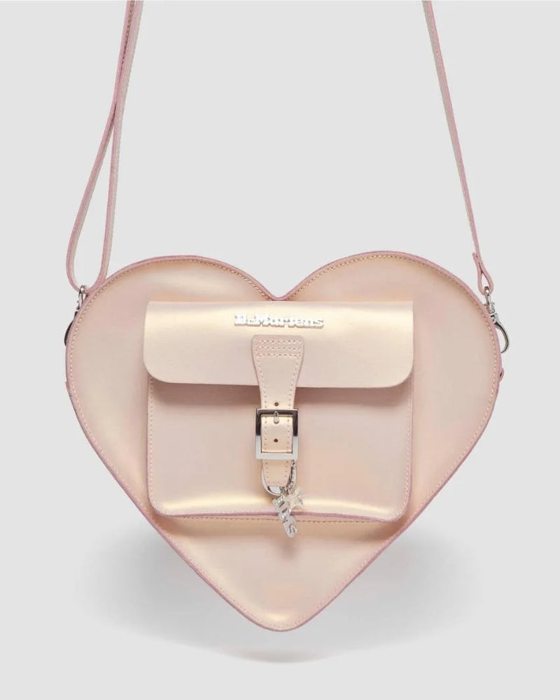 Dr. Martens Heart Backpack - Powder Pink / Gold Shift Leather