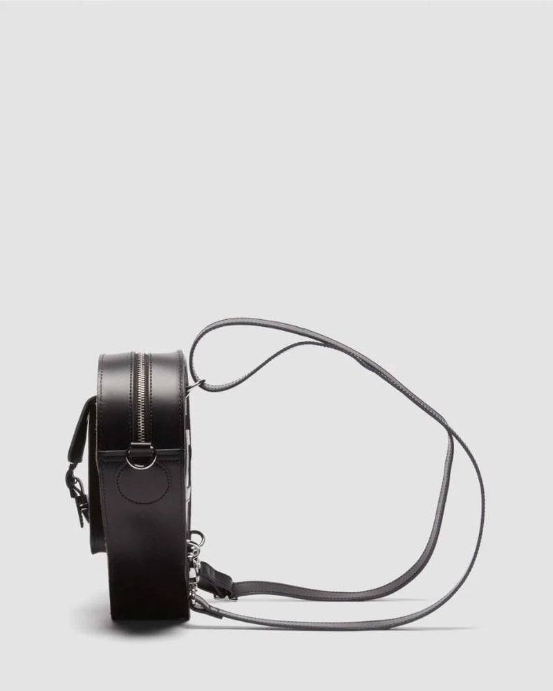 Dr. Martens Heart Backpack - Black / Light Tan Kiev / Mini Leopard Spot Hair On