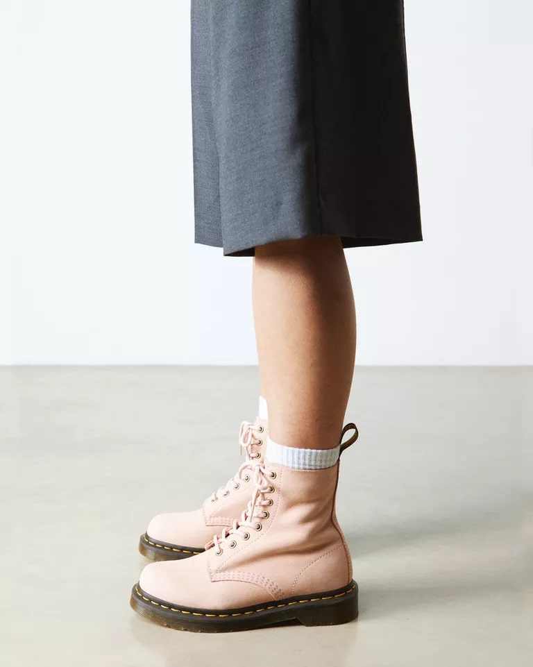 Dr. Martens 1460 8 Eye Boot - Powder Pink Milled Nubuck