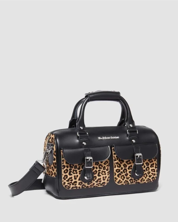 Dr. Martens Top Handle Bag - Black Kiev / Mini Leopard Spot