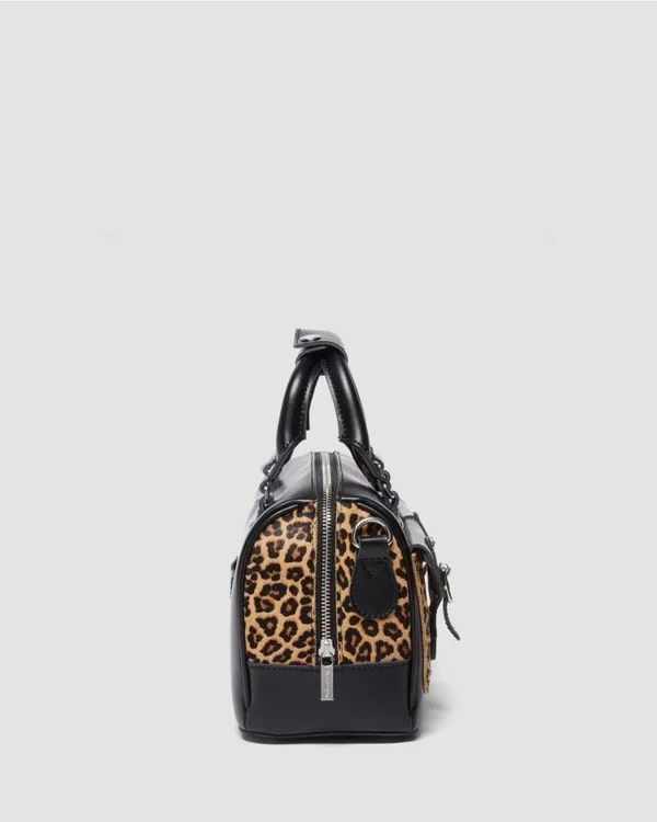 Dr. Martens Top Handle Bag - Black Kiev / Mini Leopard Spot