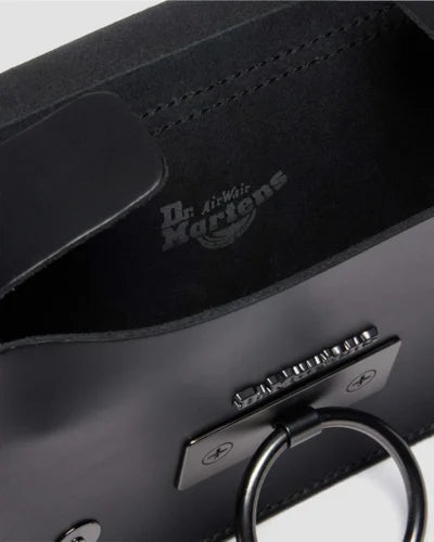 Dr. Martens 7" Leather Hardware Satchel - Black Kiev