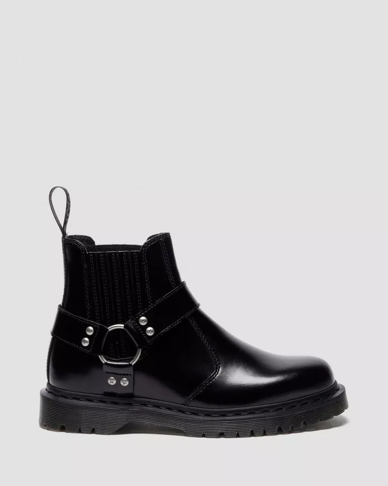 Dr. Martens 2976 Harness Chelsea Boot - Black Analine