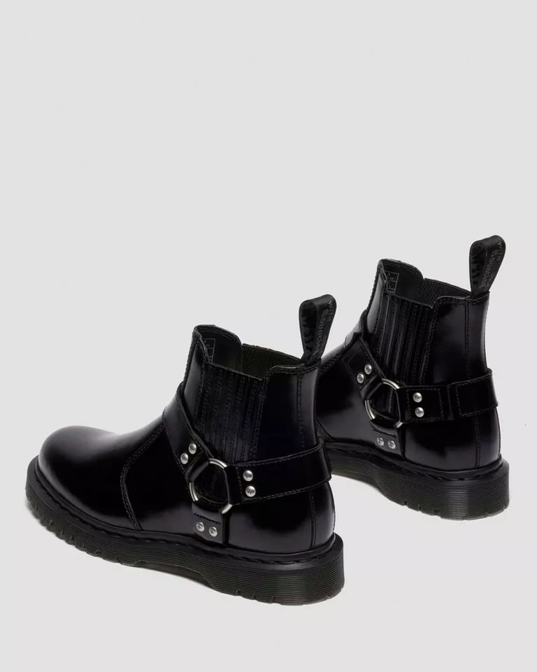 Dr. Martens 2976 Harness Chelsea Boot - Black Analine