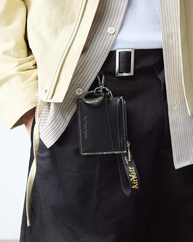 Dr. Martens Leather Cardholder - Black Kiev