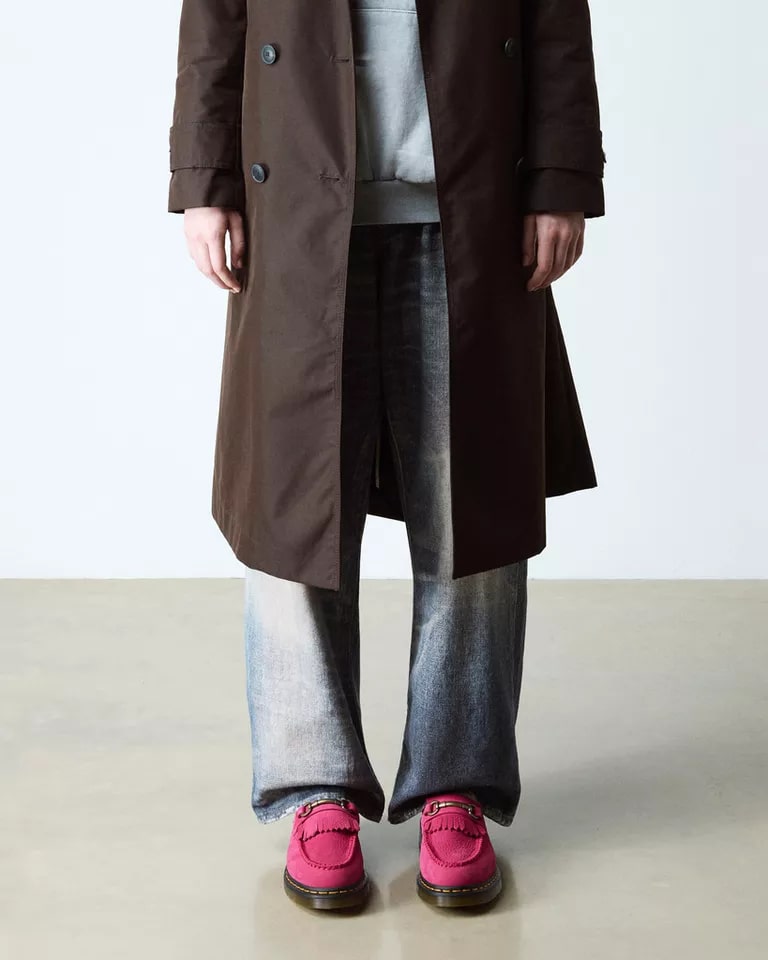 Dr. Martens Adrian Snaffle Loafer - Fuchsia Pink Milled Nubuck WP