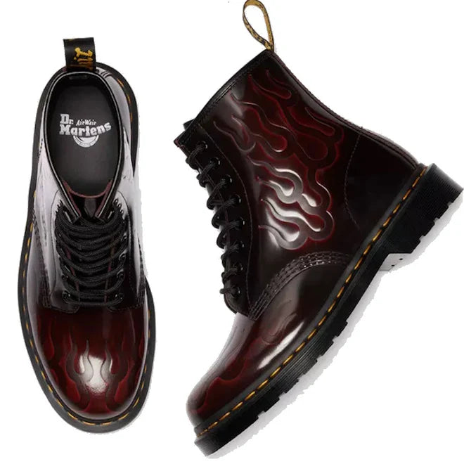 Dr. Martens 1460 Inferno 8 Eye Boot - Cherry Red Arcadia