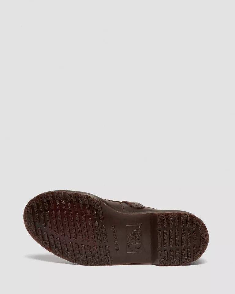 Dr. Martens Mary Jane Flower - Dark Brown Crazy Horse