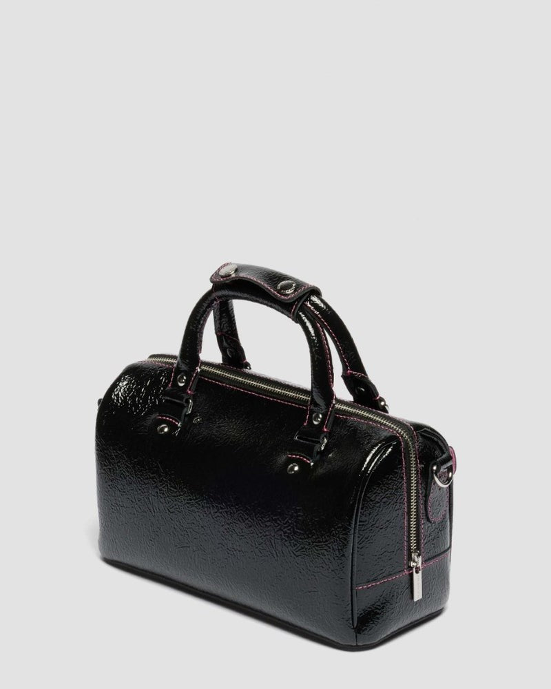 Dr. Martens Top Handle Bag - Black Distressed Patent
