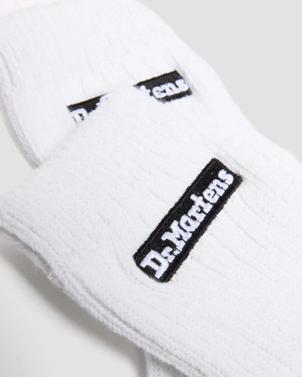 Dr. Martens Short Logo Organic Cotton Socks - White