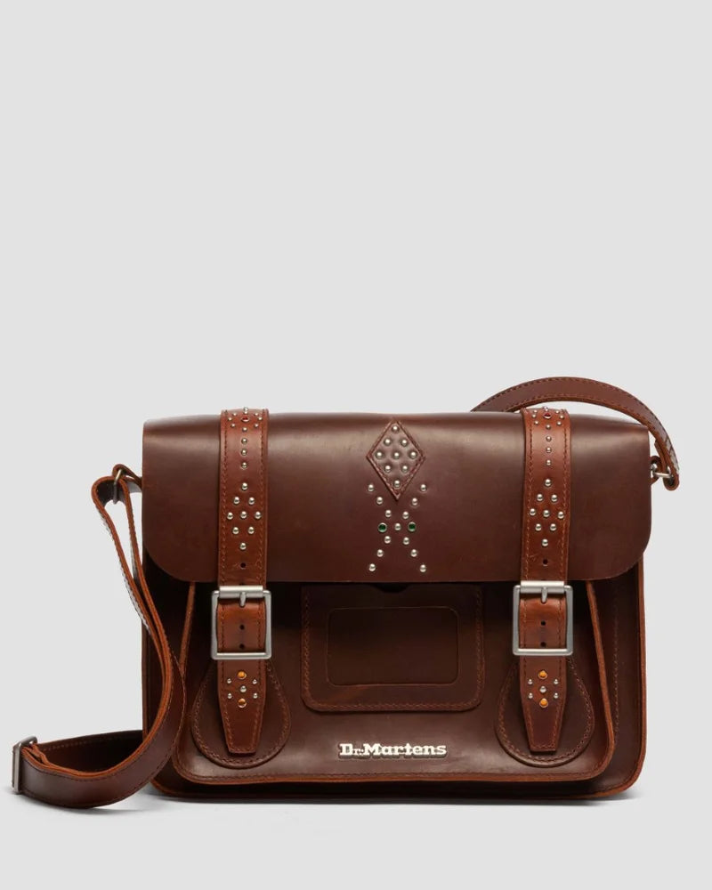 Dr. Martens 11" Leather Satchel - Amber Tan Mayhem RB