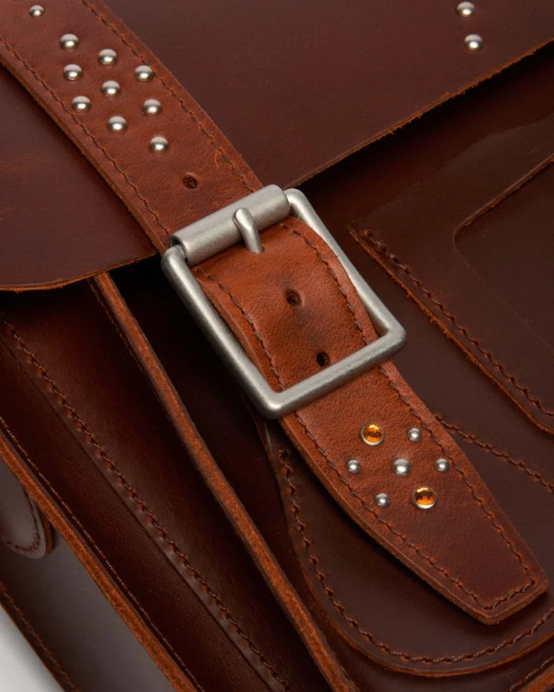 Dr. Martens 11" Leather Satchel - Amber Tan Mayhem RB