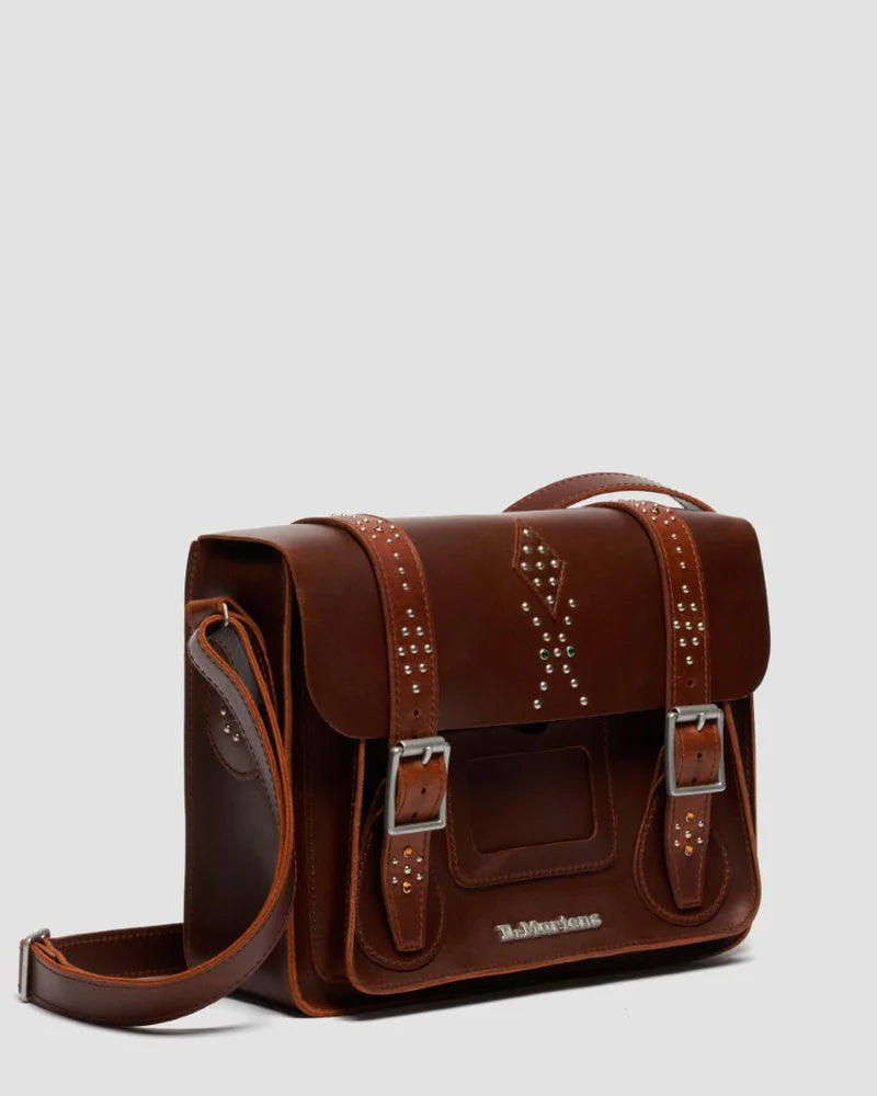 Dr. Martens 11" Leather Satchel - Amber Tan Mayhem RB