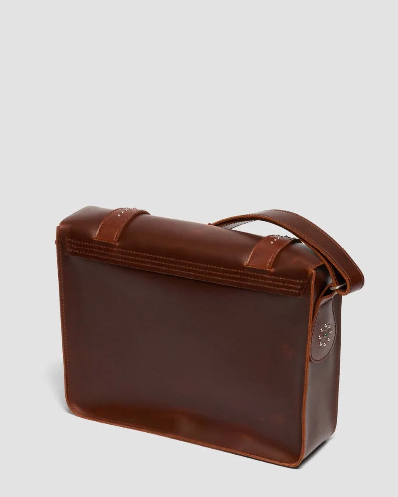 Dr. Martens 11" Leather Satchel - Amber Tan Mayhem RB