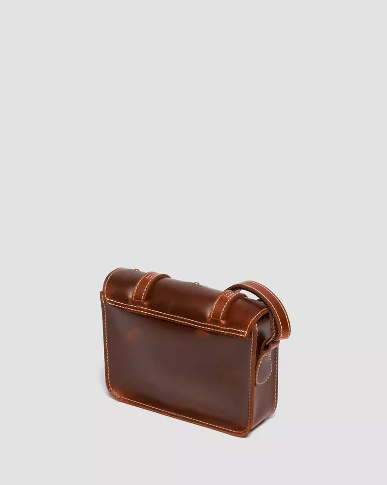 Dr. Martens 7" Leather Satchel - Amber Tan Mayhem RB
