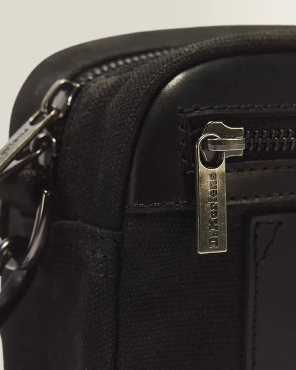 Dr. Martens Utility Crossbody Bag - Black Waxed Canvas