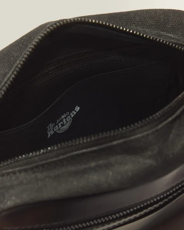 Dr. Martens Utility Crossbody Bag - Black Waxed Canvas