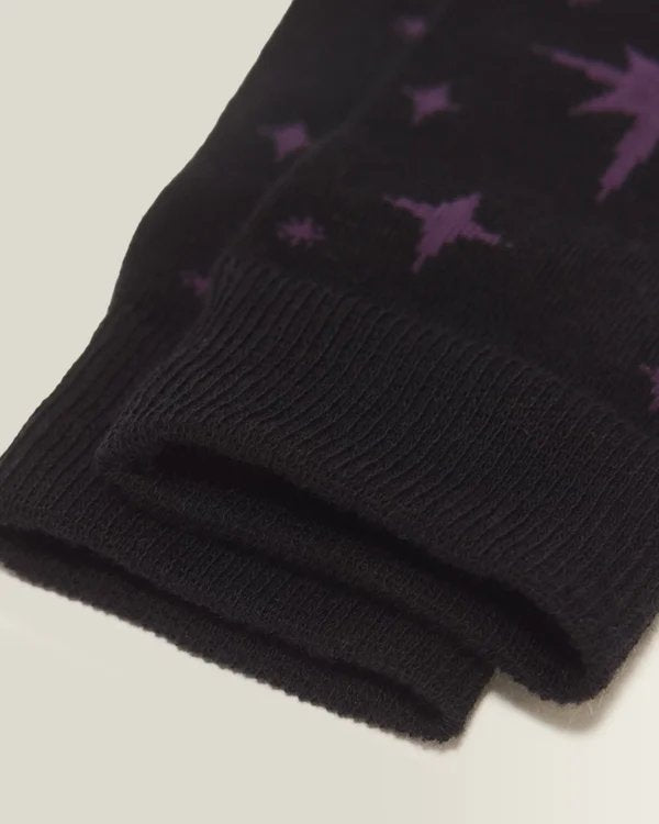 Dr. Martens Jacquard Organic Cotton Blend Socks - Black