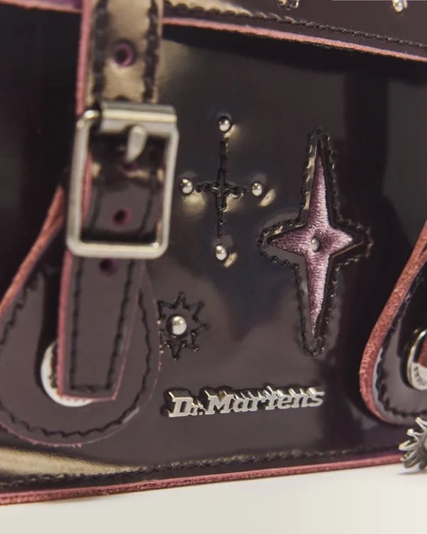Dr. Martens 7" WMG Satchel - DMs Purple+Black Arcadia+Kiev