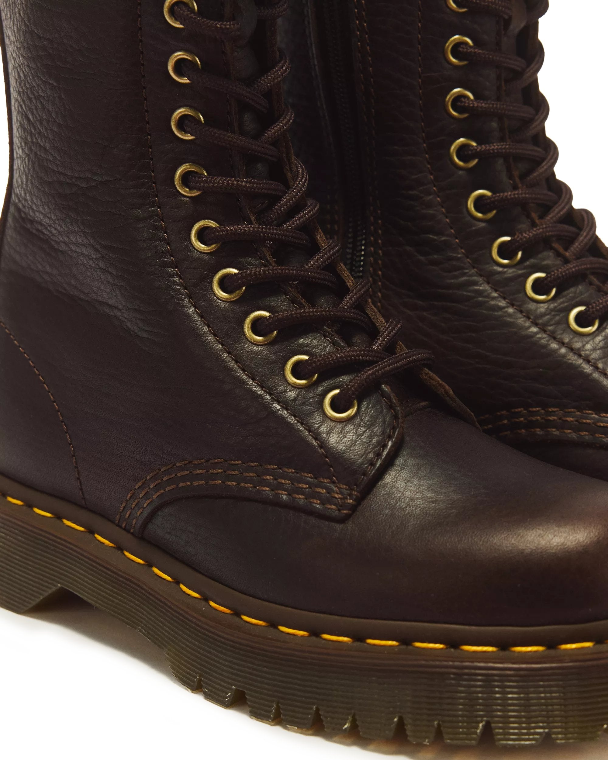Dr. Martens 1B99 Bex 14 Eye Boot - Dark Brown Ambassador