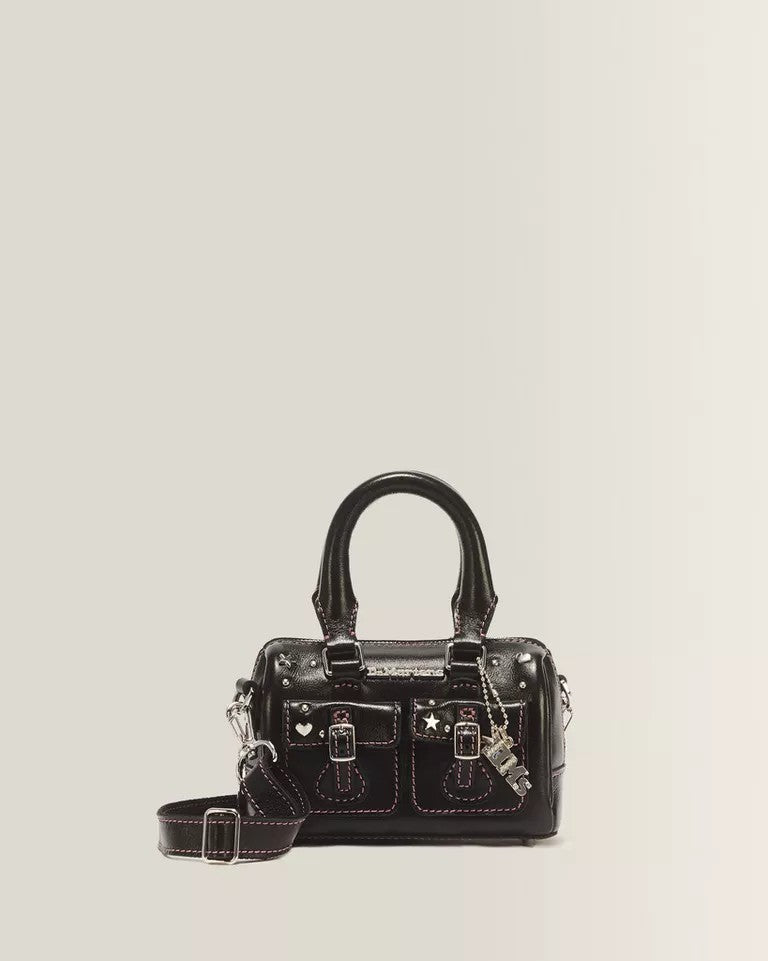 Dr. Martens Mini Top Handle Bag - Black Milled Gloss