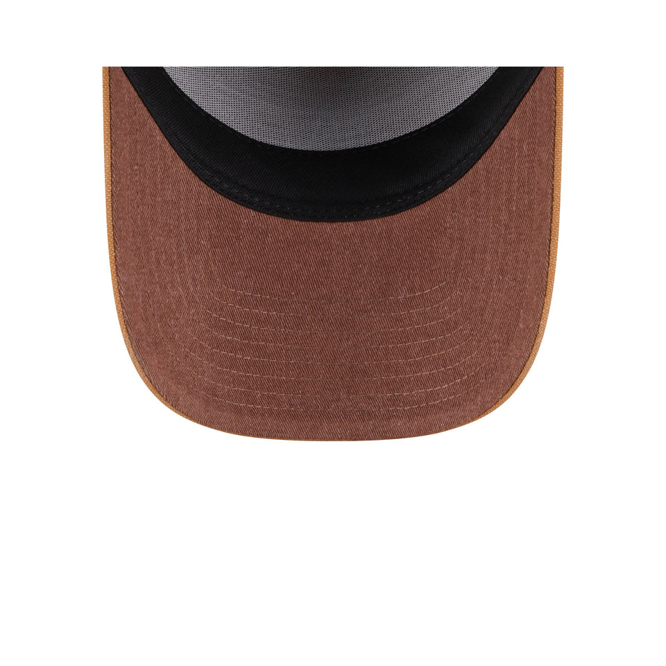 New Era Los Angeles Dodgers Washed Canvas Bronze 9FORTY A-Frame Snapback