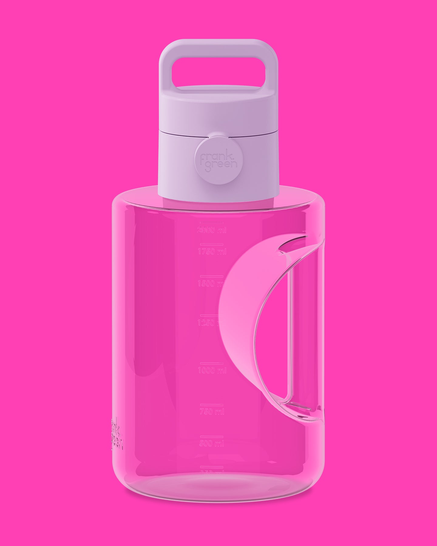 Frank Green Titan Reusable Bottle With Grip & Sid Lilac Haze 2000ml (68oz)