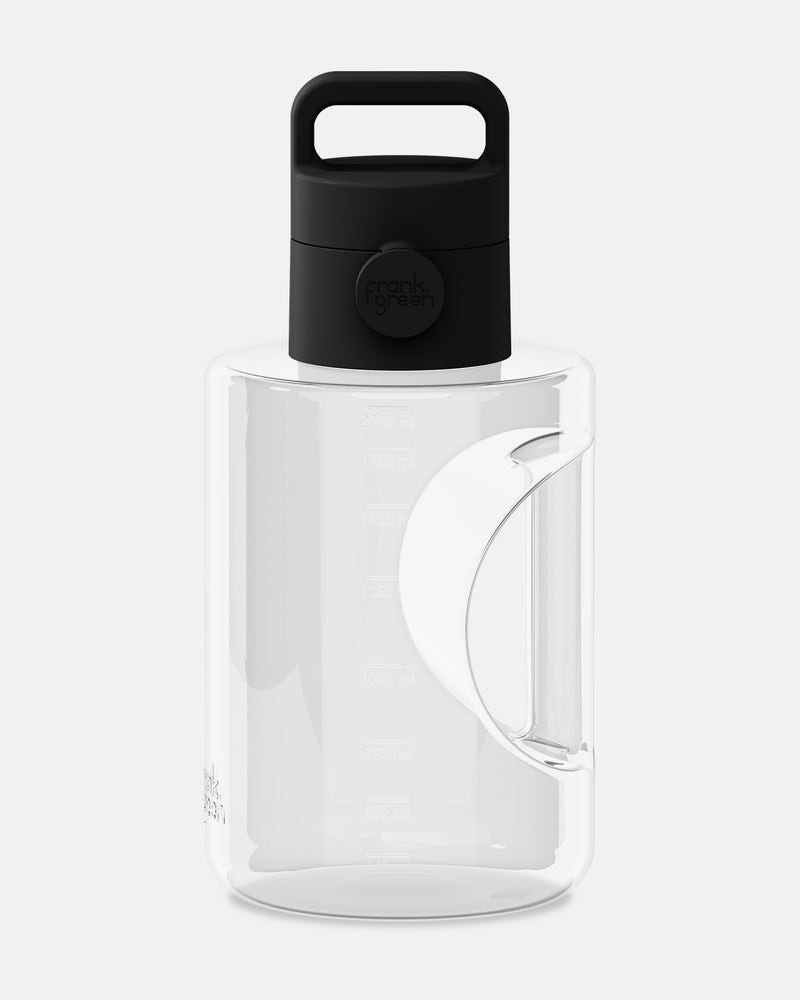 Frank Green Titan Reusable Bottle With Grip & Sid Midnight 2000ml (68oz)