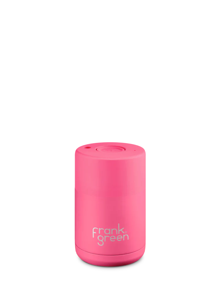 Frank Green Neon Pink Ceramic Reusable Cup - 230ml (8oz)