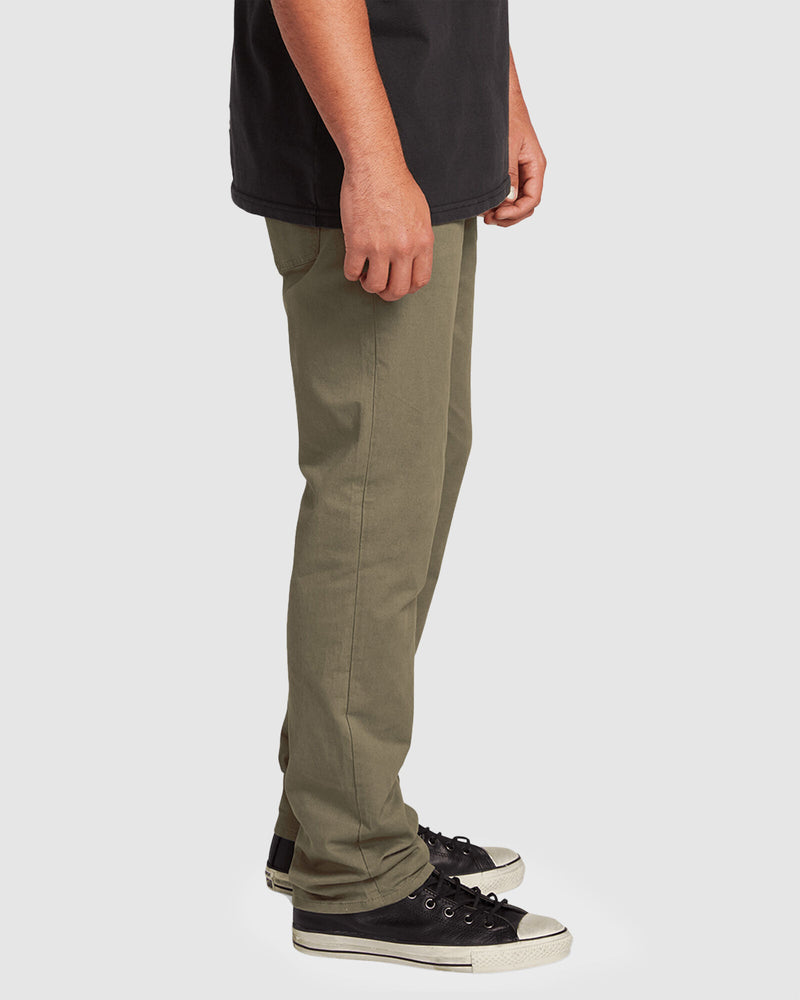 Volcom Solver Lite 5 Pocket Pant - Army Green