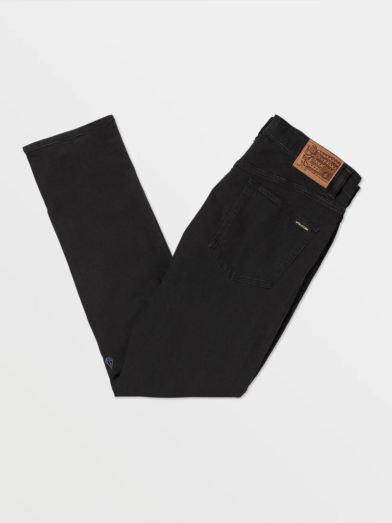 Volcom Vorta Slim Fit Jeans Blackout