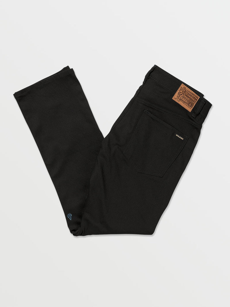 Volcom Solver Denim - Black On Black