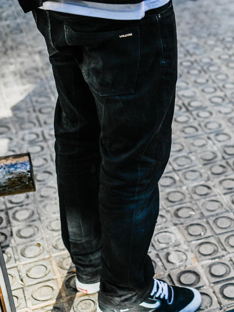 Volcom Solver Denim - Black On Black