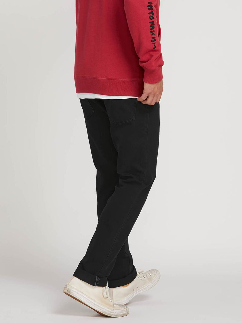Volcom Vorta Slim Fit Jeans Blackout