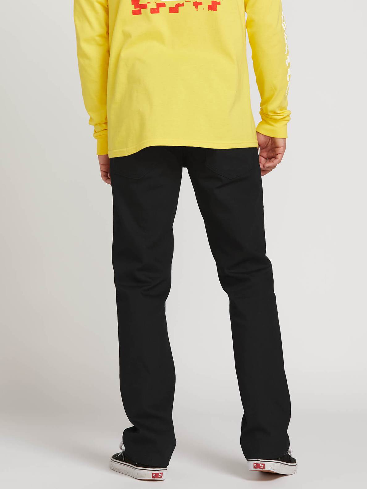 Volcom Solver Modern Fit Jeans Black on Black