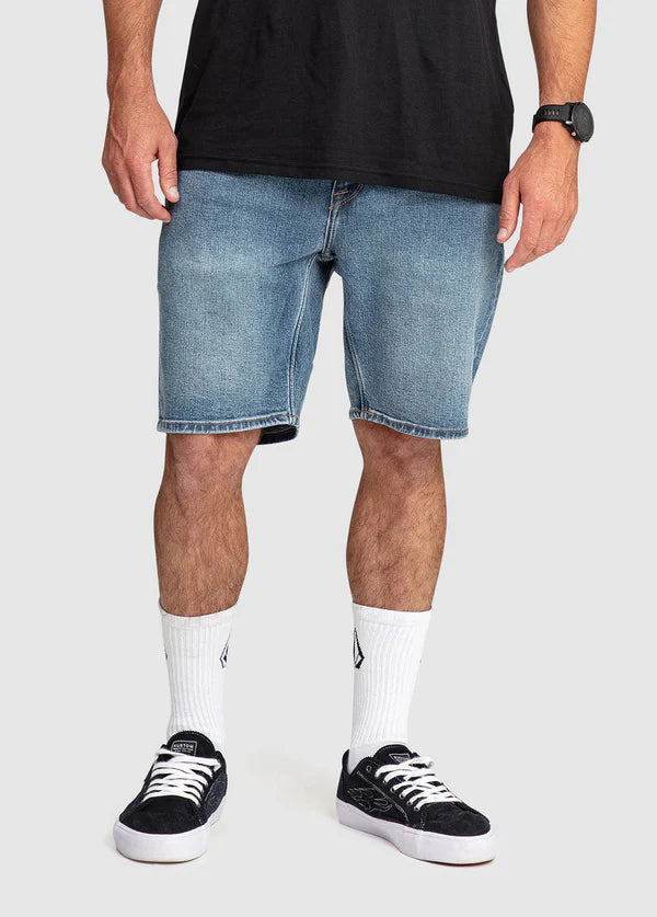 Volcom Solver Denim 19" Shorts - Old Town Indigo