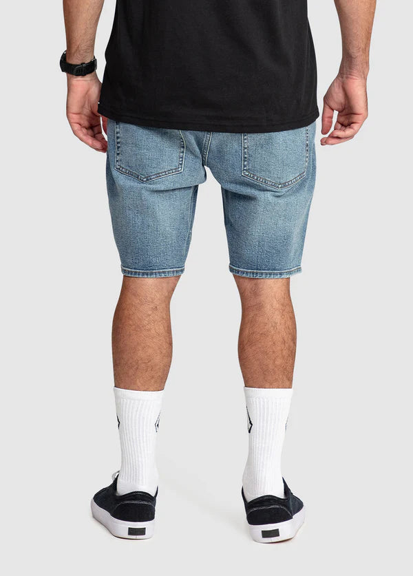 Volcom Solver Denim 19" Shorts - Old Town Indigo