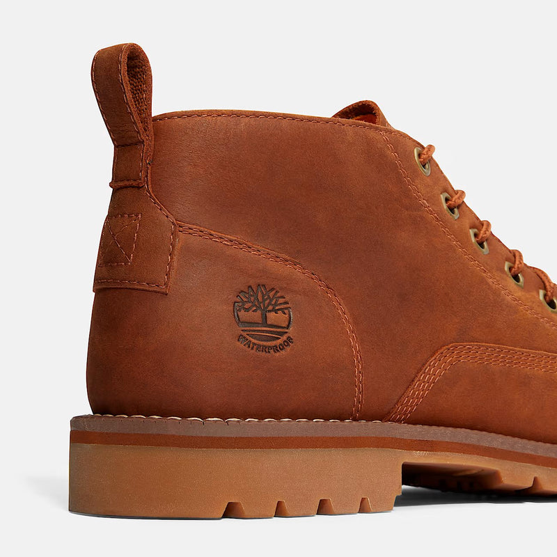 Timberland Mens Redwood Falls Waterproof Chukka - Medium Brown Full Grain