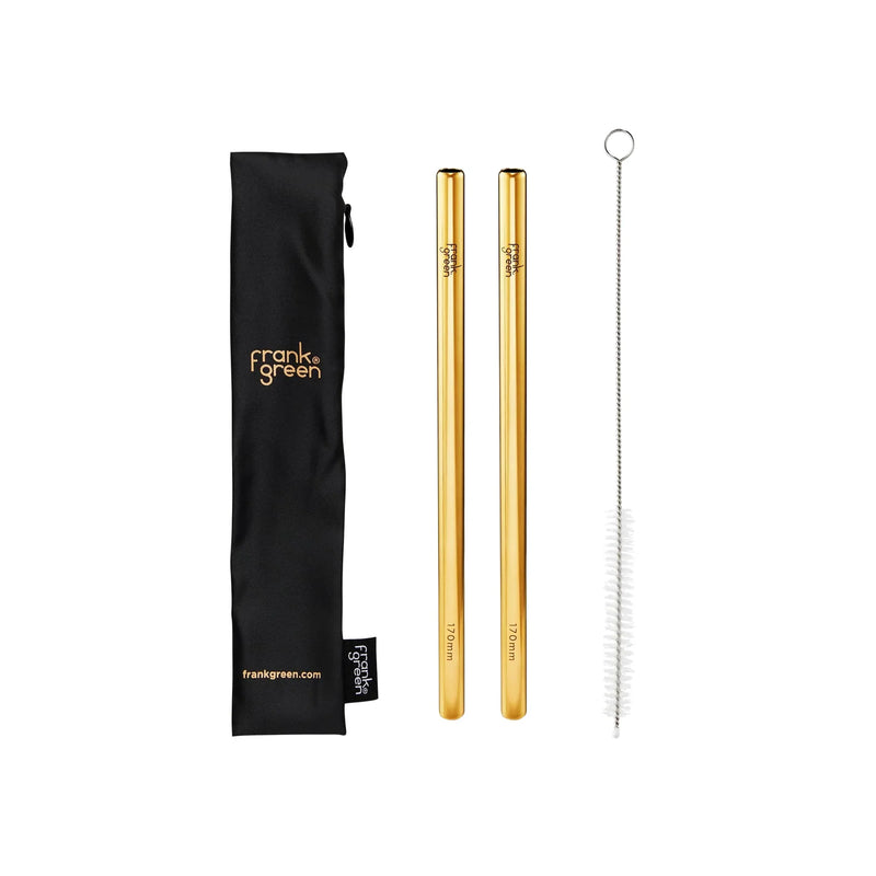 Frank Green Reusable 170mm Straw Pack - Midnight