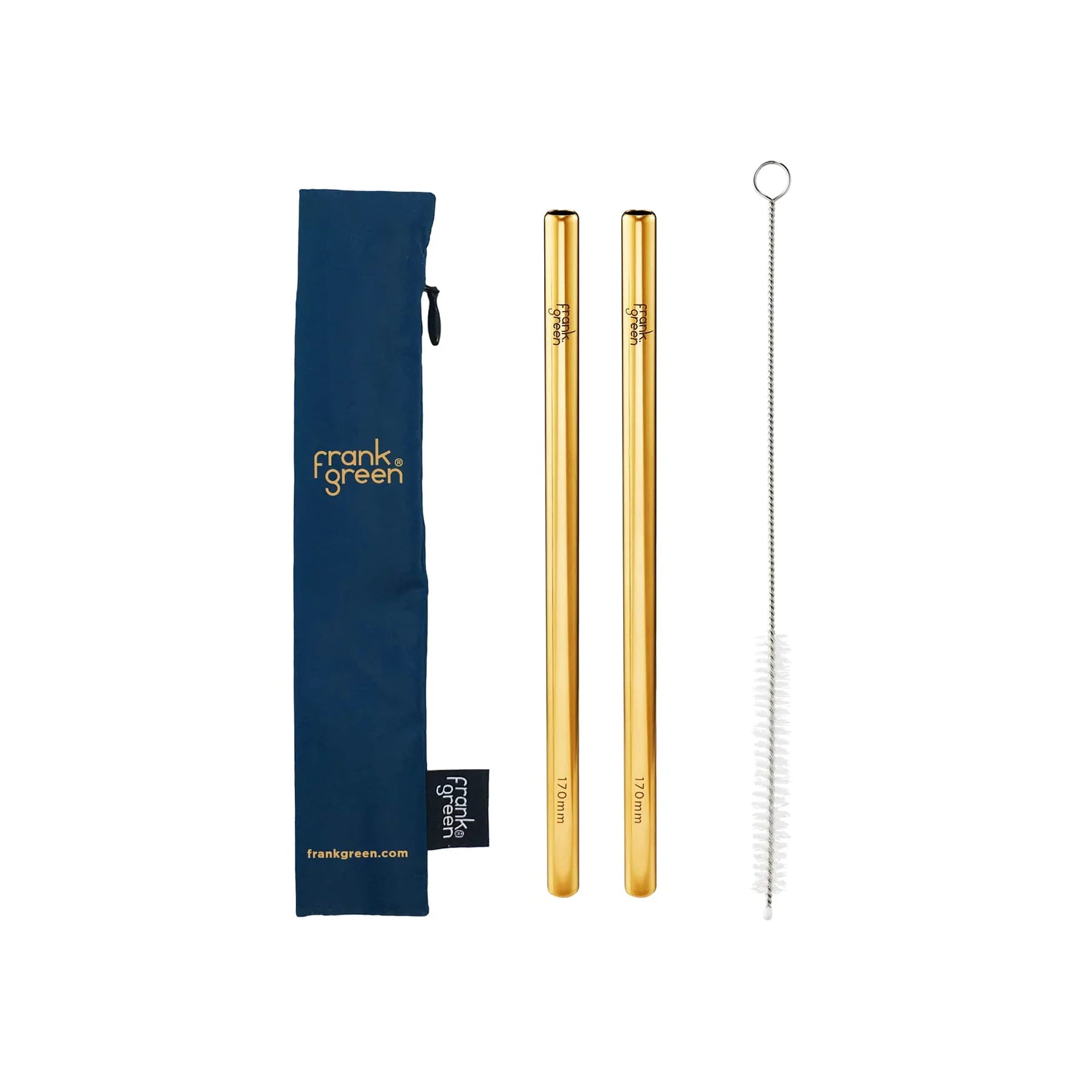 Frank Green Reusable 170mm Straw Pack - Deep Ocean