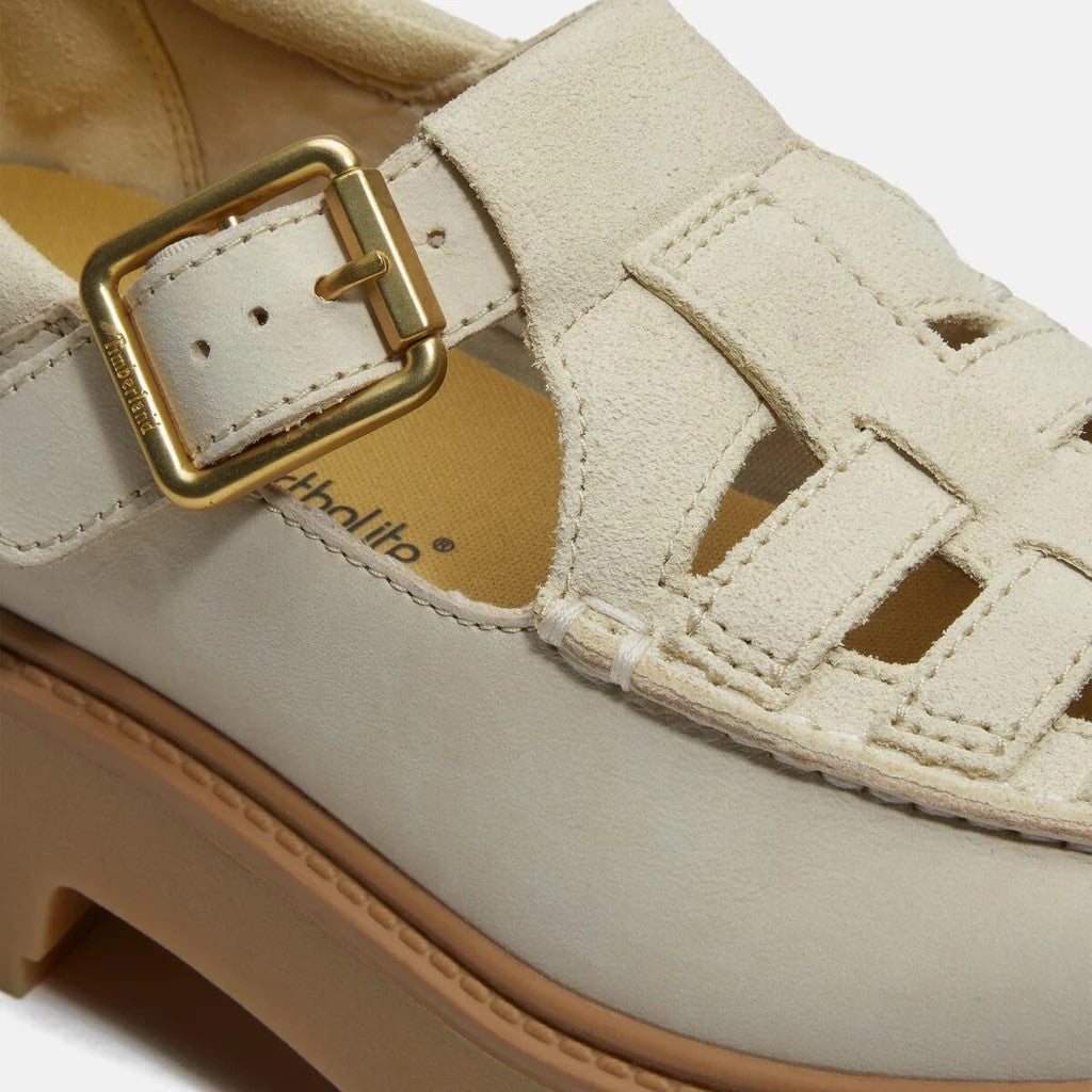 Timberland Stone Street Platform Buckle - Light Beige Suede
