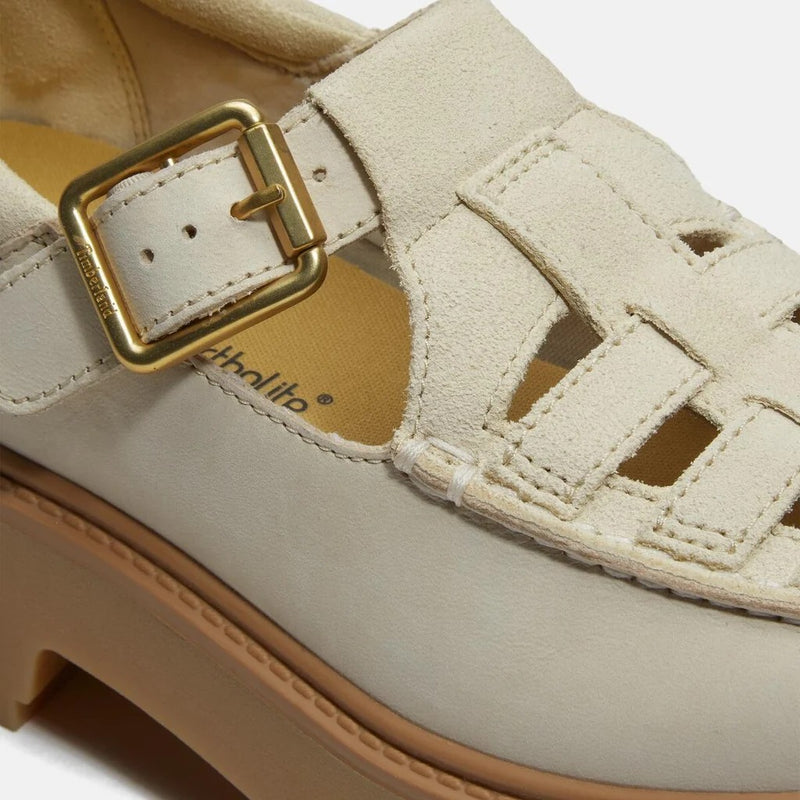 Timberland Stone Street Platform Buckle - Light Beige Suede