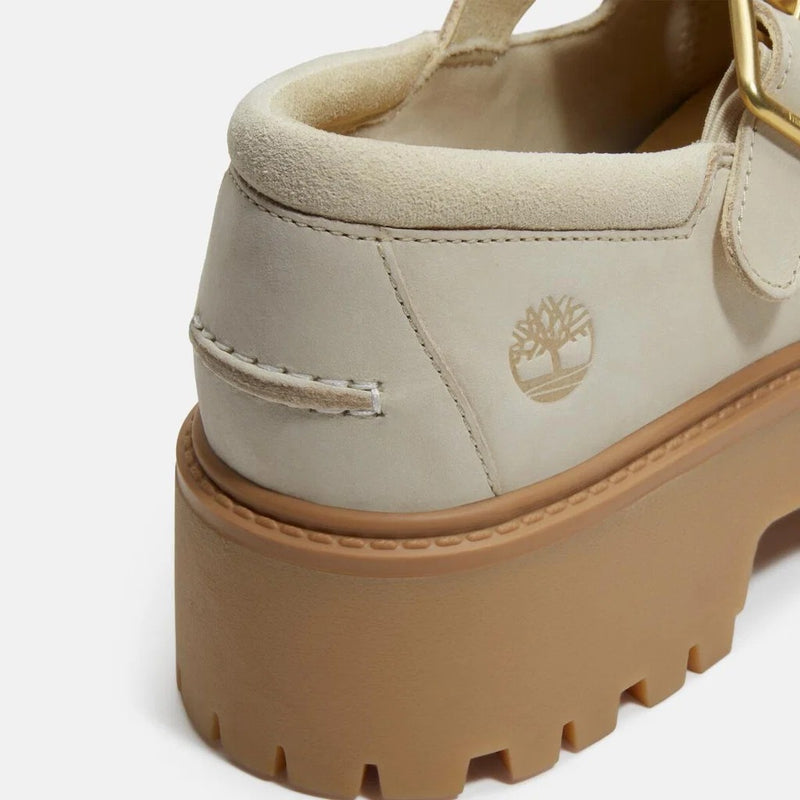 Timberland Stone Street Platform Buckle - Light Beige Suede